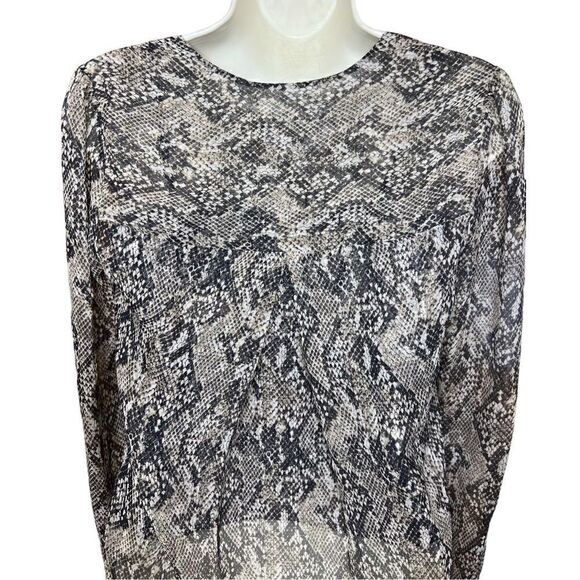 Veronica Beard Lowell Snake Print Silk Blouse & Tank NWT Size 0 - Picture 11 of 14